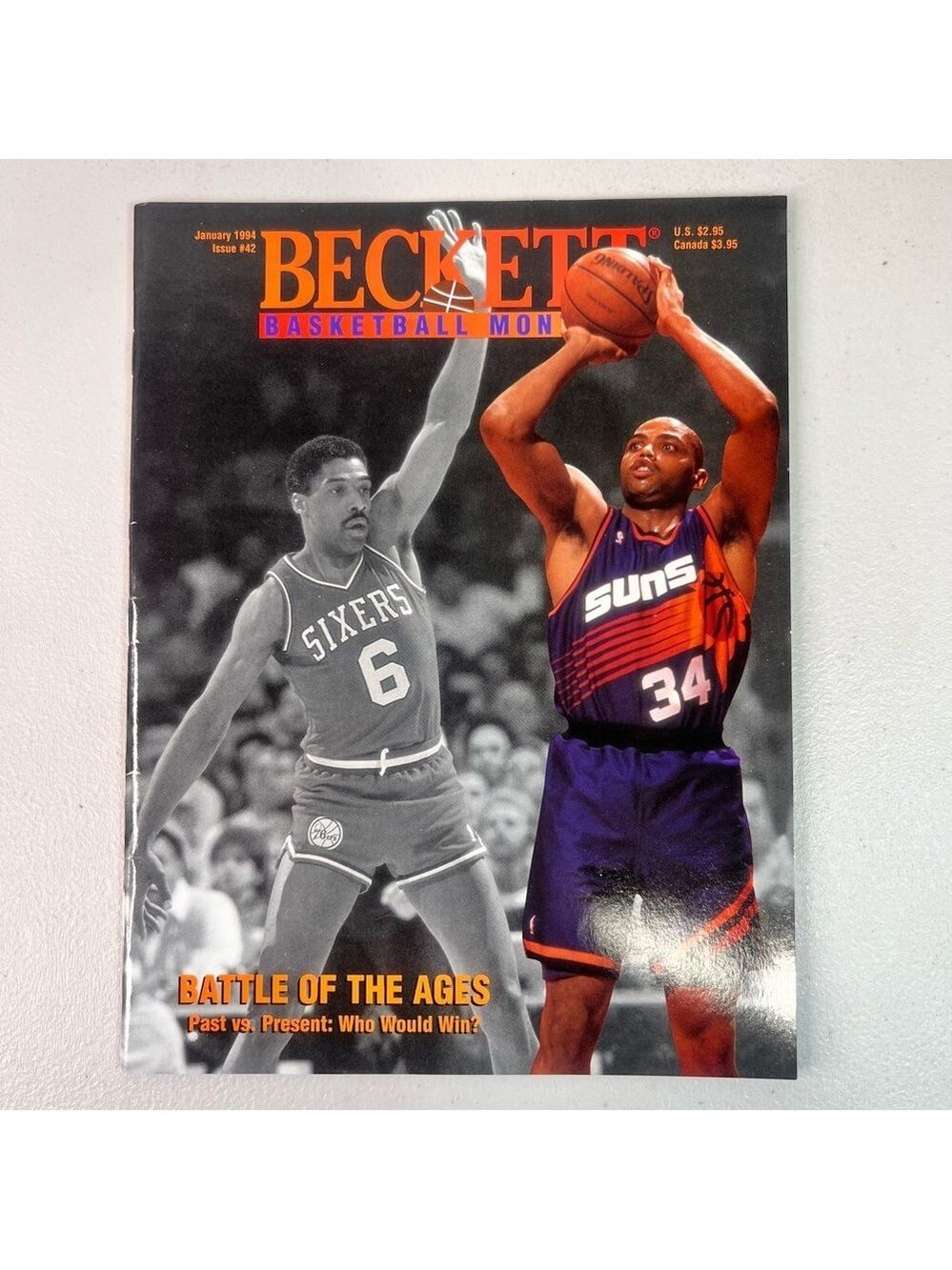 Beckett Basketball Monthly January 1994 Charles Barkley Cover Issue #42 #M102